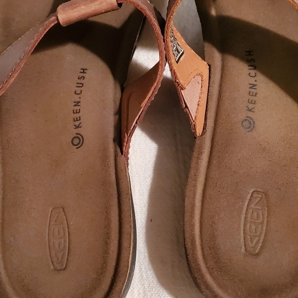 Keen Ana Cortez Flip Tortoise Shell Thong Sz. 11 Sandals - Picture 9 of 11